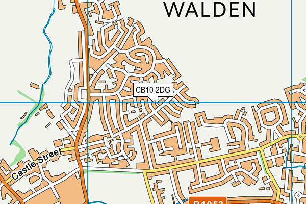 CB10 2DG map - OS VectorMap District (Ordnance Survey)