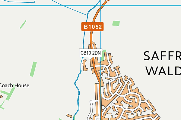CB10 2DN map - OS VectorMap District (Ordnance Survey)