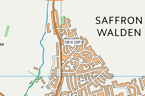 CB10 2DP map - OS VectorMap District (Ordnance Survey)