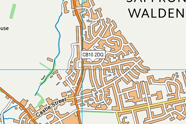 CB10 2DQ map - OS VectorMap District (Ordnance Survey)