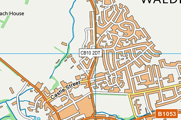 CB10 2DT map - OS VectorMap District (Ordnance Survey)