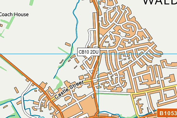 CB10 2DU map - OS VectorMap District (Ordnance Survey)
