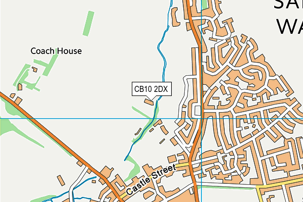 CB10 2DX map - OS VectorMap District (Ordnance Survey)