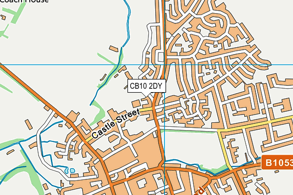 CB10 2DY map - OS VectorMap District (Ordnance Survey)