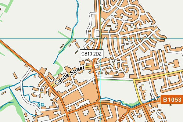 CB10 2DZ map - OS VectorMap District (Ordnance Survey)