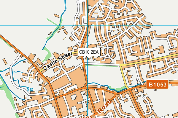 CB10 2EA map - OS VectorMap District (Ordnance Survey)