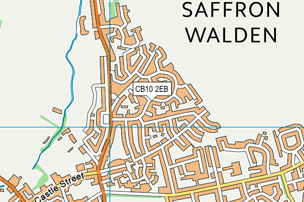 CB10 2EB map - OS VectorMap District (Ordnance Survey)