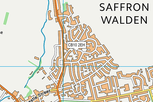 CB10 2EH map - OS VectorMap District (Ordnance Survey)