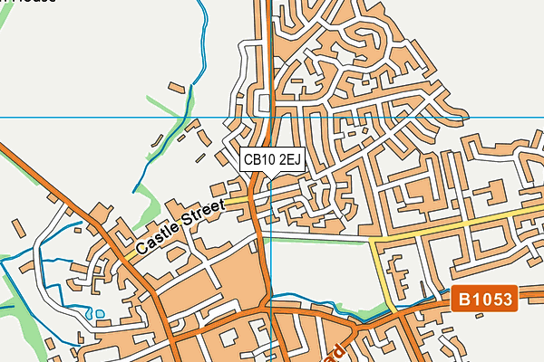 CB10 2EJ map - OS VectorMap District (Ordnance Survey)