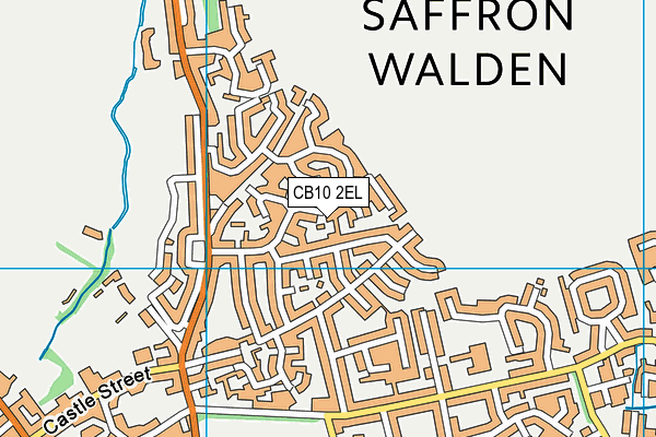 CB10 2EL map - OS VectorMap District (Ordnance Survey)