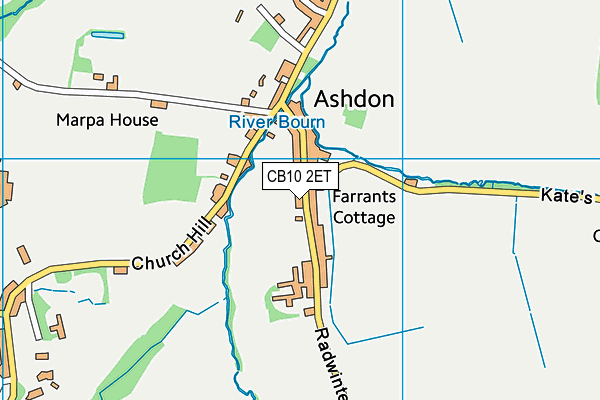 CB10 2ET map - OS VectorMap District (Ordnance Survey)