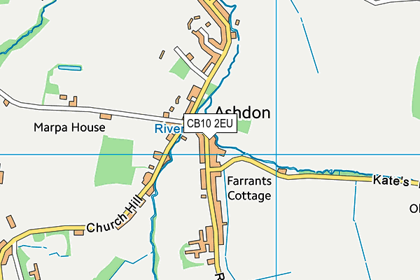 CB10 2EU map - OS VectorMap District (Ordnance Survey)