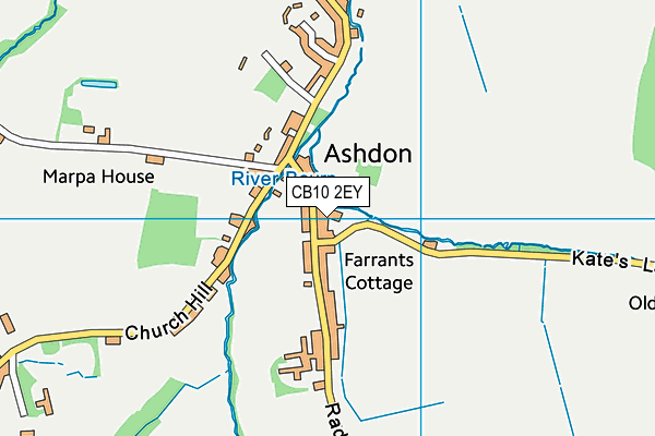 CB10 2EY map - OS VectorMap District (Ordnance Survey)