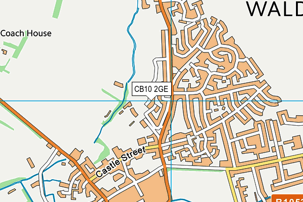 Lime Avenue Playing Fields map (CB10 2GE) - OS VectorMap District (Ordnance Survey)