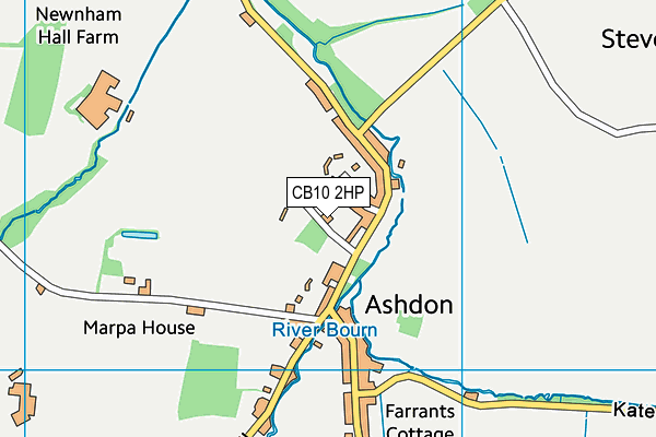 CB10 2HP map - OS VectorMap District (Ordnance Survey)