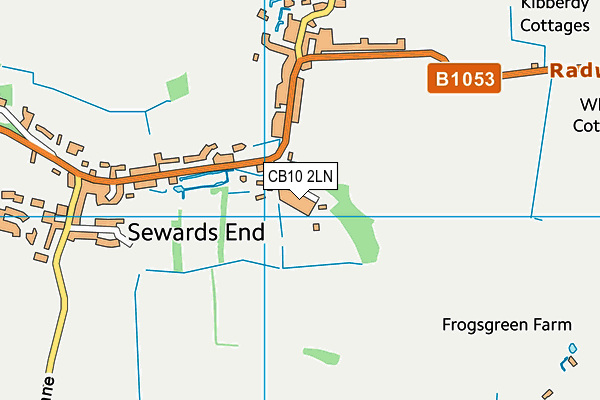 CB10 2LN map - OS VectorMap District (Ordnance Survey)