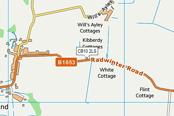 CB10 2LS map - OS VectorMap District (Ordnance Survey)