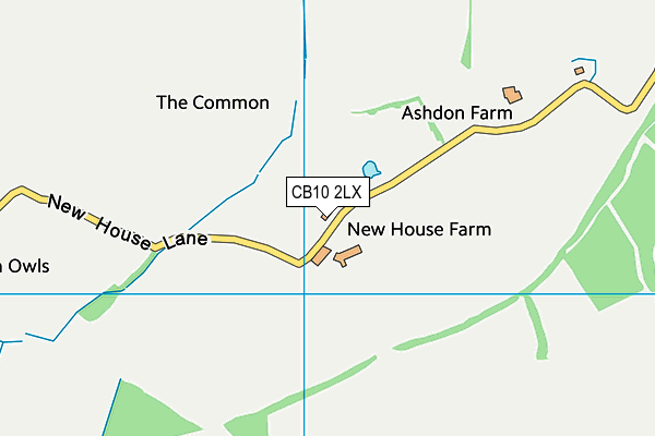 CB10 2LX map - OS VectorMap District (Ordnance Survey)