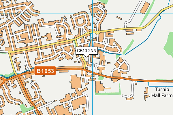 CB10 2NN map - OS VectorMap District (Ordnance Survey)