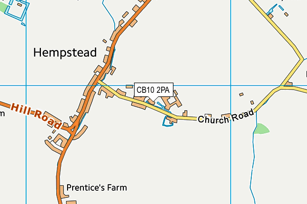 CB10 2PA map - OS VectorMap District (Ordnance Survey)