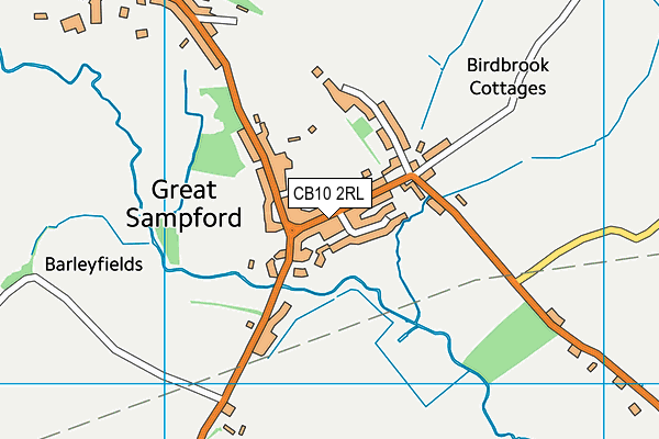 Great Sampford Community Primary School map (CB10 2RL) - OS VectorMap District (Ordnance Survey)