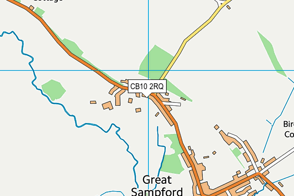 CB10 2RQ map - OS VectorMap District (Ordnance Survey)