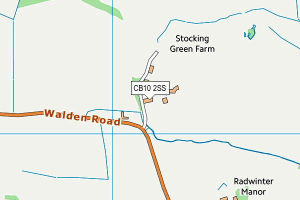 CB10 2SS map - OS VectorMap District (Ordnance Survey)