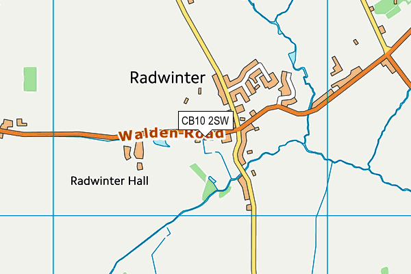 CB10 2SW map - OS VectorMap District (Ordnance Survey)