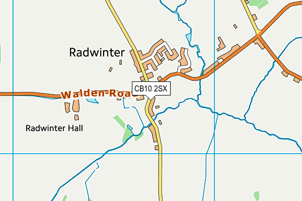 CB10 2SX map - OS VectorMap District (Ordnance Survey)