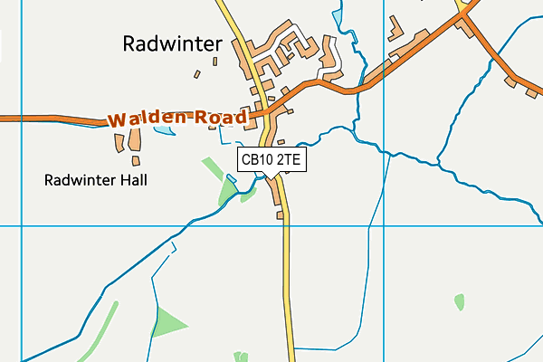 CB10 2TE map - OS VectorMap District (Ordnance Survey)