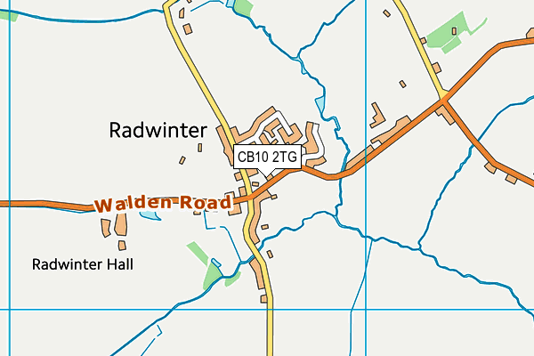 CB10 2TG map - OS VectorMap District (Ordnance Survey)