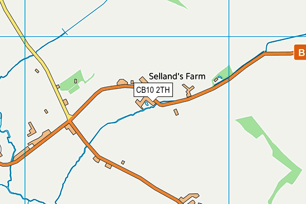 CB10 2TH map - OS VectorMap District (Ordnance Survey)