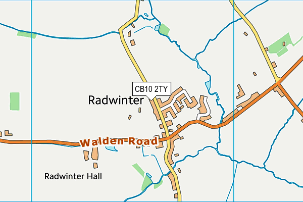 CB10 2TY map - OS VectorMap District (Ordnance Survey)