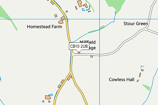 CB10 2UB map - OS VectorMap District (Ordnance Survey)