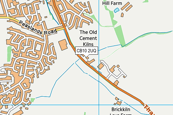 CB10 2UQ map - OS VectorMap District (Ordnance Survey)