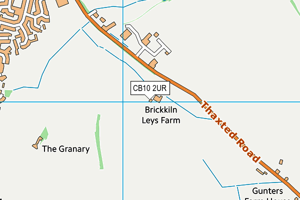 Puregym (Saffron Walden) map (CB10 2UR) - OS VectorMap District (Ordnance Survey)