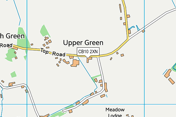 CB10 2XN map - OS VectorMap District (Ordnance Survey)