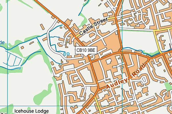 CB10 9BE map - OS VectorMap District (Ordnance Survey)