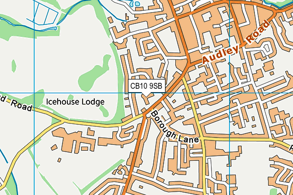 CB10 9SB map - OS VectorMap District (Ordnance Survey)