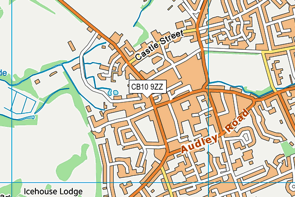 CB10 9ZZ map - OS VectorMap District (Ordnance Survey)