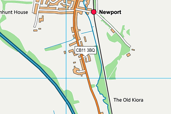 CB11 3BQ map - OS VectorMap District (Ordnance Survey)