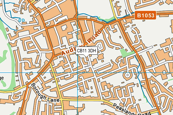 CB11 3DH map - OS VectorMap District (Ordnance Survey)