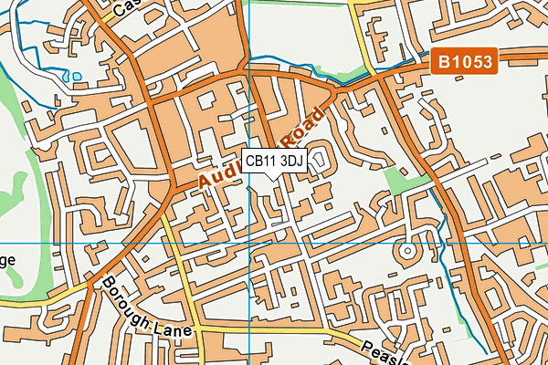 CB11 3DJ map - OS VectorMap District (Ordnance Survey)