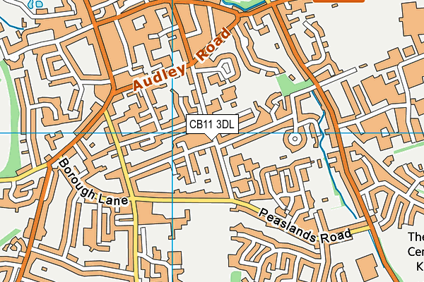 CB11 3DL map - OS VectorMap District (Ordnance Survey)