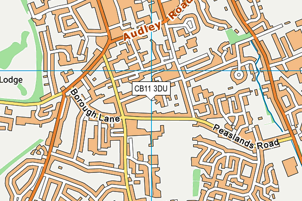 CB11 3DU map - OS VectorMap District (Ordnance Survey)