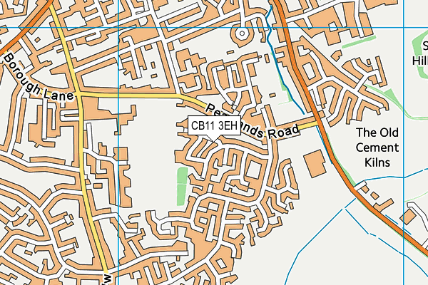 CB11 3EH map - OS VectorMap District (Ordnance Survey)