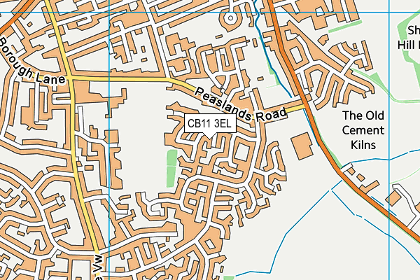 CB11 3EL map - OS VectorMap District (Ordnance Survey)