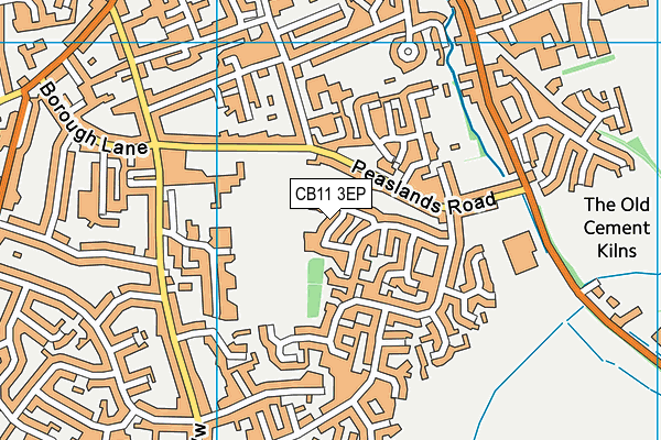 CB11 3EP map - OS VectorMap District (Ordnance Survey)