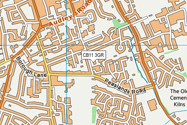 CB11 3GR map - OS VectorMap District (Ordnance Survey)