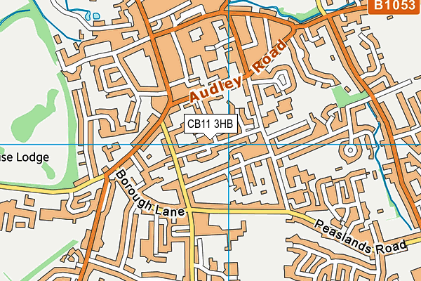 CB11 3HB map - OS VectorMap District (Ordnance Survey)